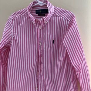 Like new! Ralph Lauren size 6 pink shirt